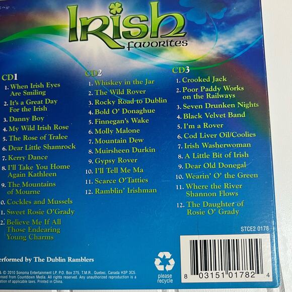 2010 Collector's Edition Irish Favorites by the Dublin Ramblers 3CD Collection - Picture 7 of 8